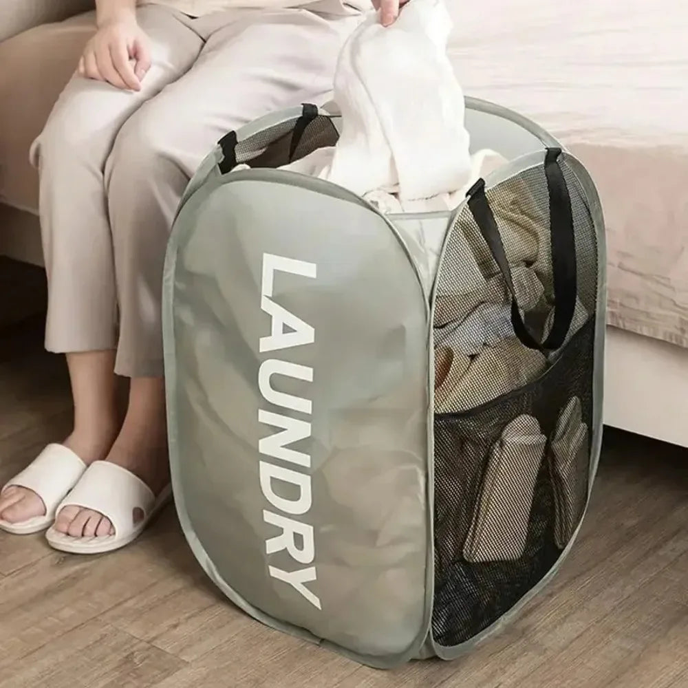 Cartluv Foldable Mesh Laundry Basket