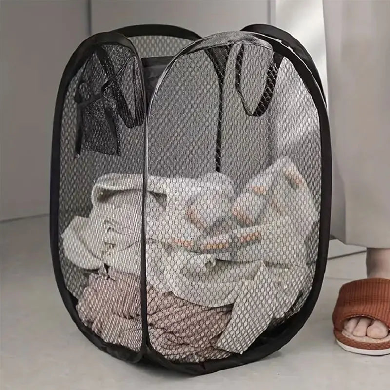 Cartluv Foldable Mesh Laundry Basket